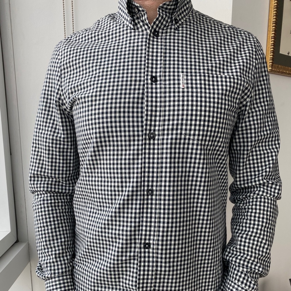 Black & White gingham Ben Sherman